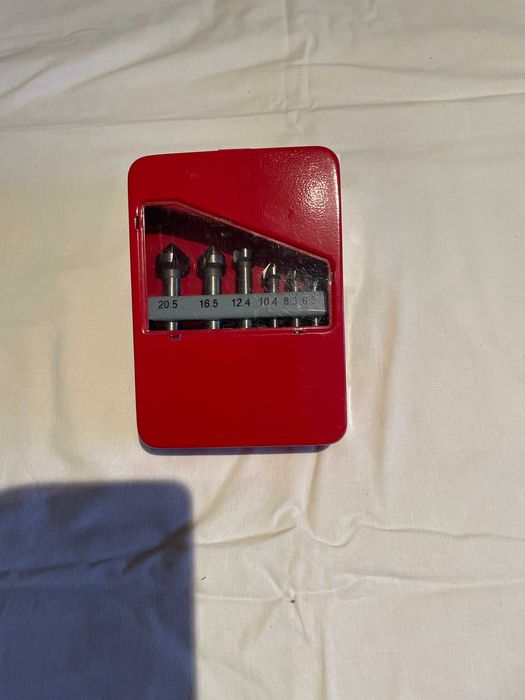 Pogłębiacz stożkowy - zestaw 6 sztuk - NOWY