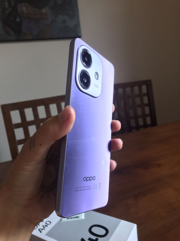 telefon oppo a40 fioletowy