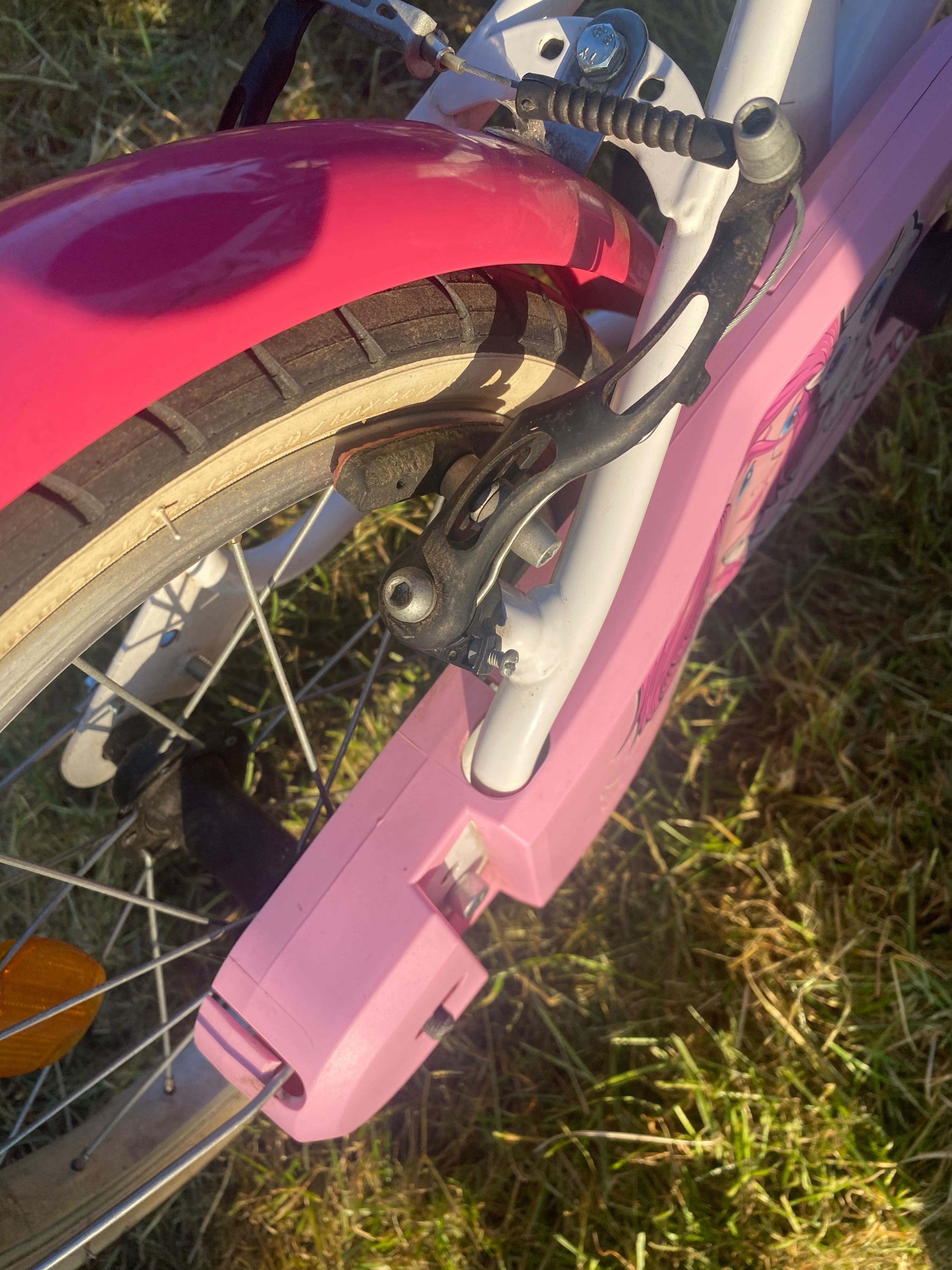 Rower Btwin 16 cali,Decathlon.Dodatkowo kółka boczne i kij.