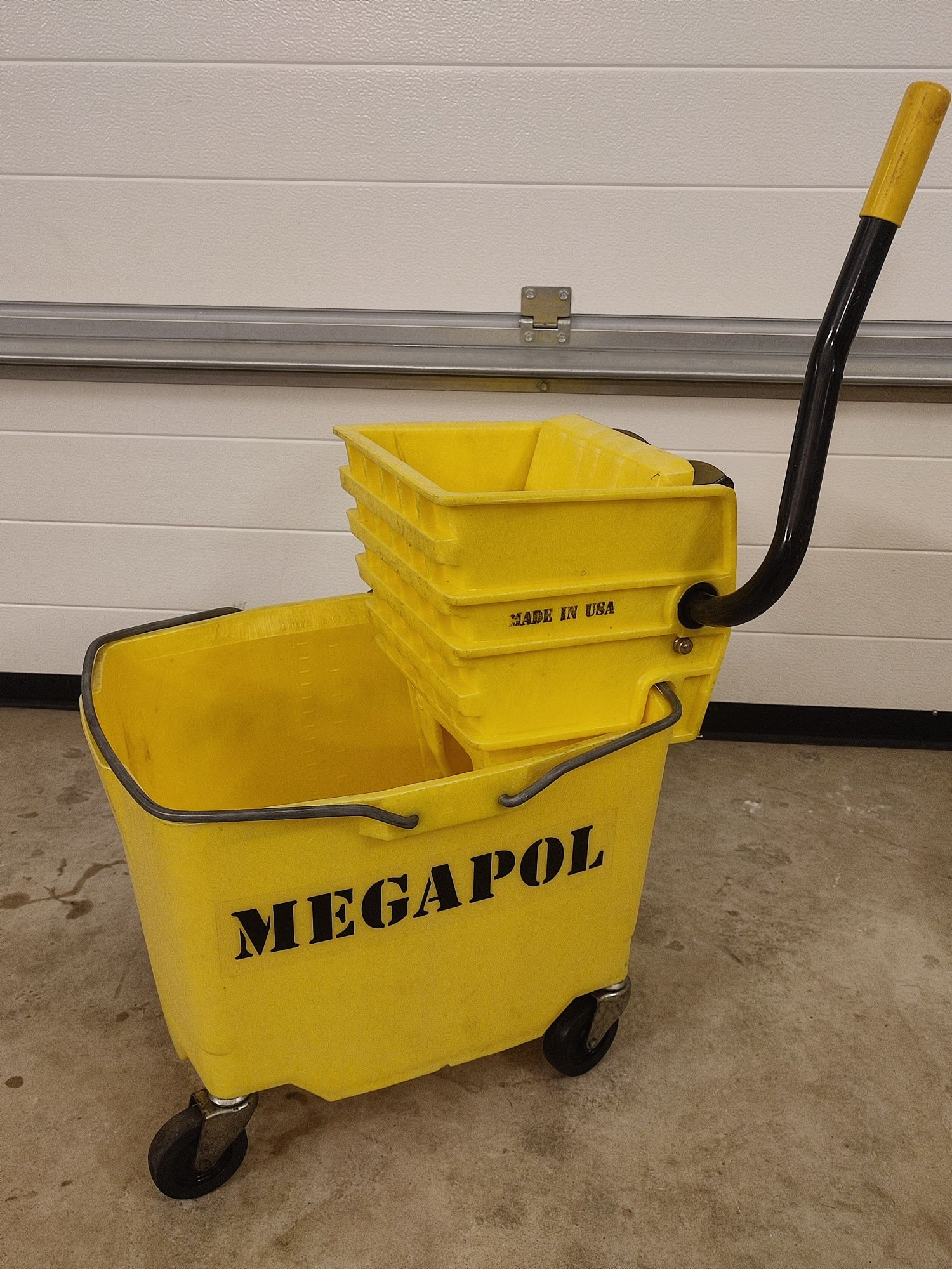 Profesjonalny wózek mop przemysłowy do sprzątania Megapol z USA +wkład