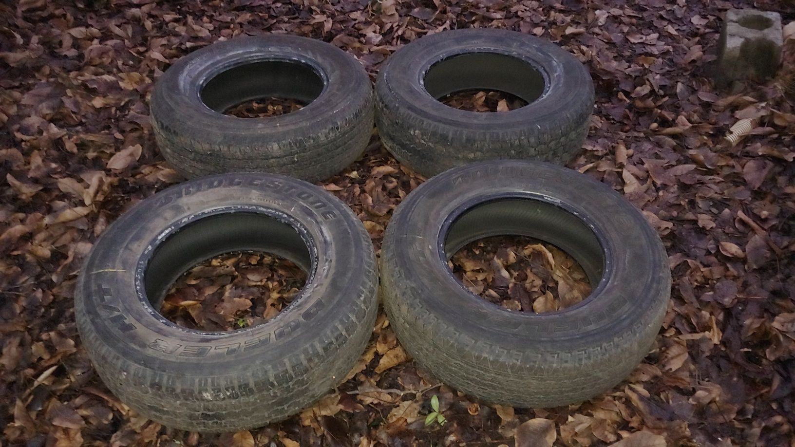 Всесезонная резина Bridgestone Dueler 245/70 R16, протектор 7 мм