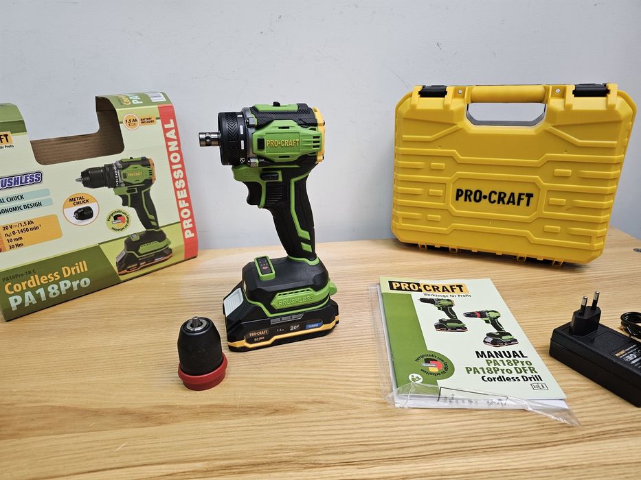 Шуруповерт аккумуляторный ProCraft PA18Pro DFR Бесщеточный Съёмный пат