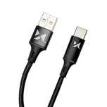 Wozinsky kabel Usb - Usb Typ C 2,4a 2m czarny(WUC-C2B)