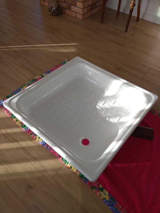 Brodzik emaliowany pod prysznic OLKUSZ gruba stal.