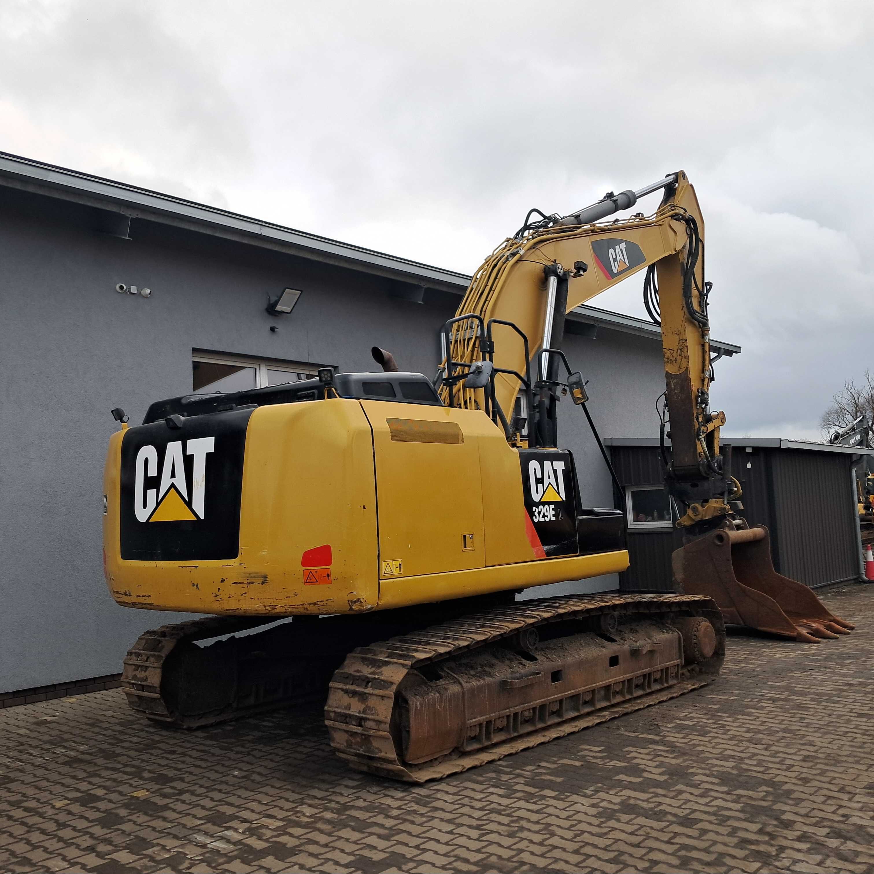 CATERPILLAR 329 EL Oryginał Rototilt ENGCON GPS 3D Centralne Smarowani