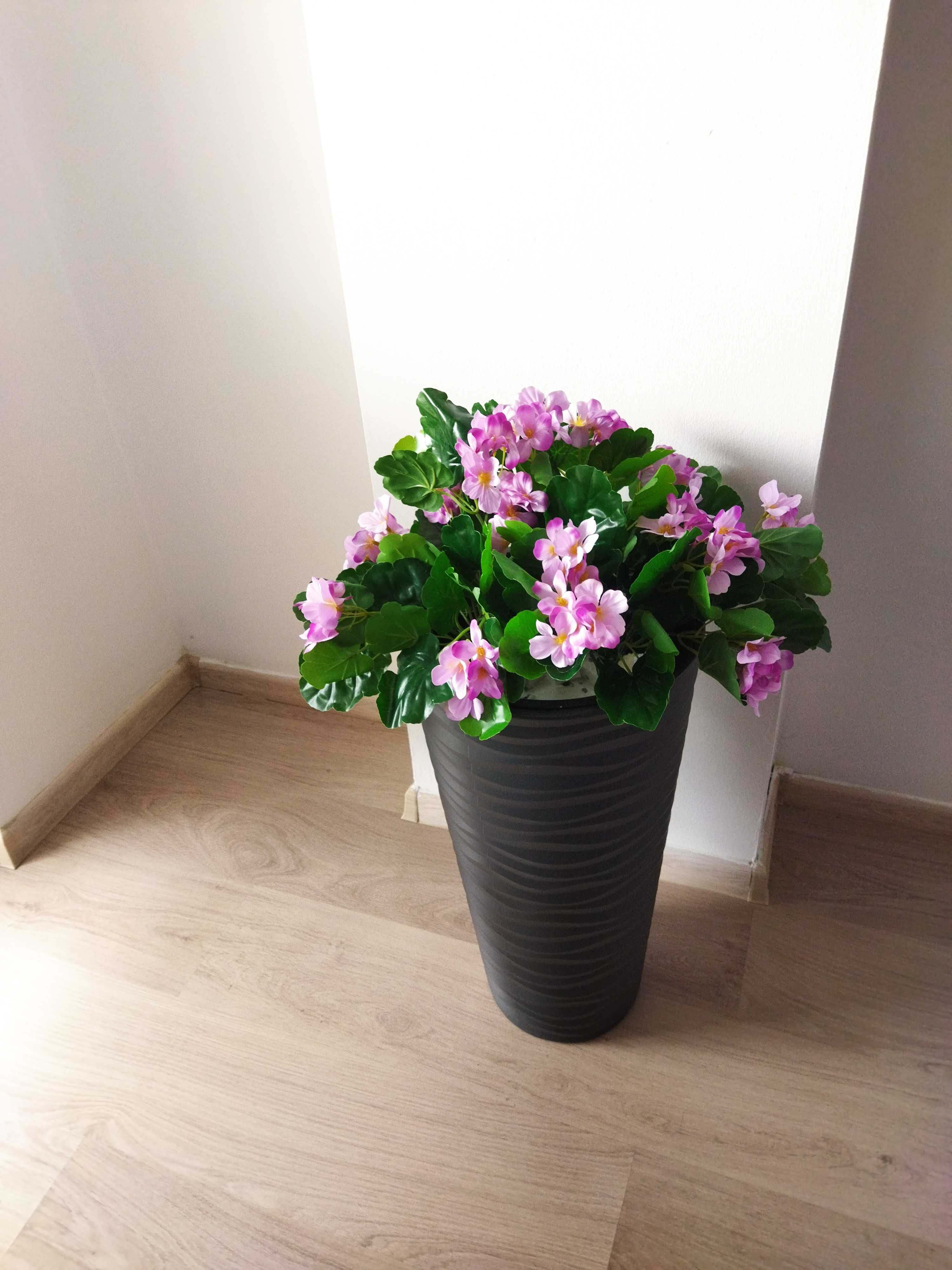 Pelargonie Sztuczne Kwiaty Bukiet Dekoracja Na Balkon Taras