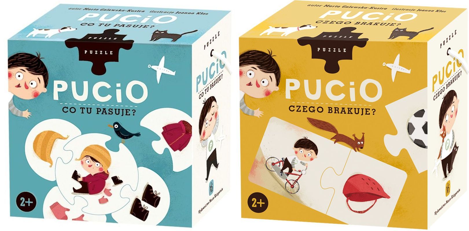 Pucio Puzzle Wiek 2+ Zestaw