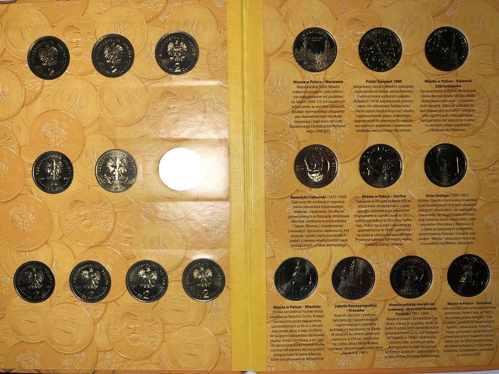 Zestaw monet 2 zł z 2010 roku