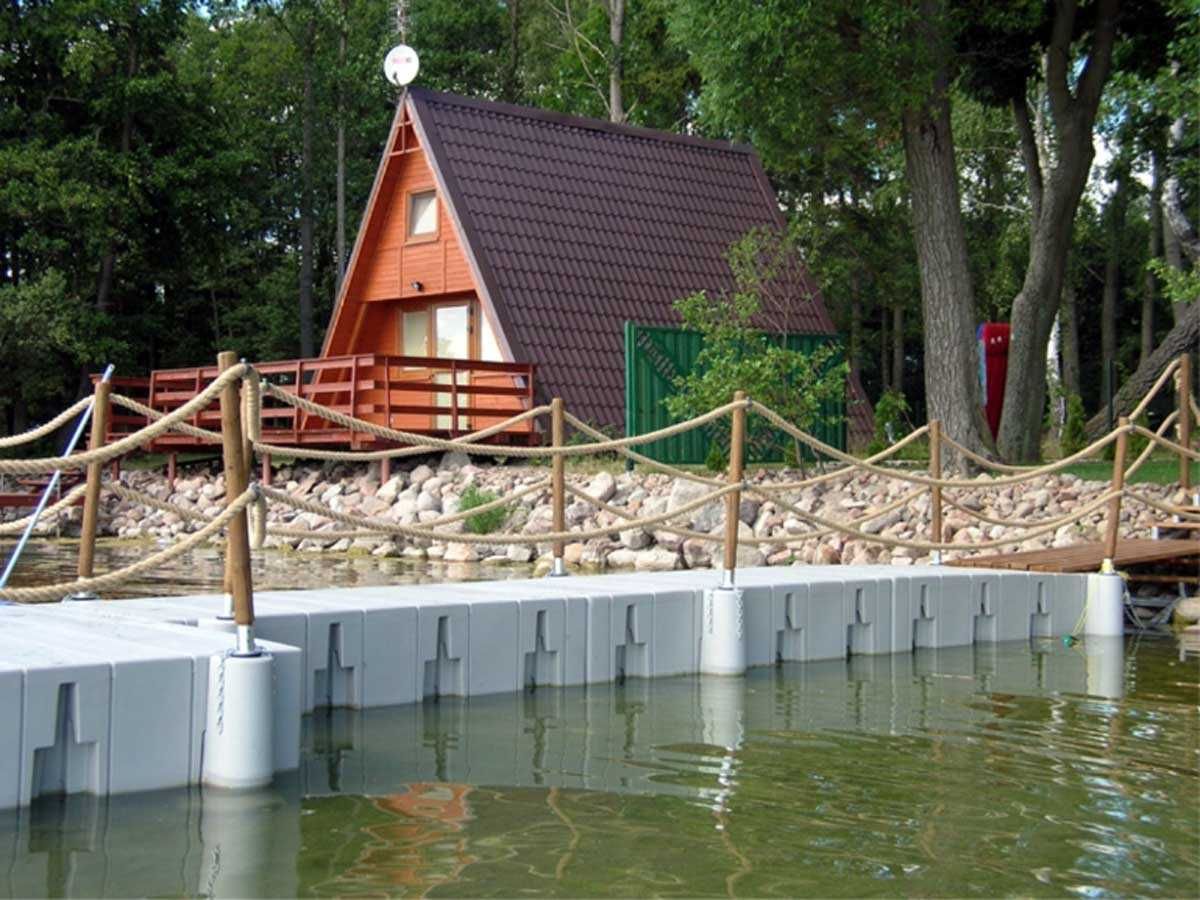 POMOST PŁYWAJĄCY Pomosty Pływające Platforma Pływająca 5x2,5m 12m2