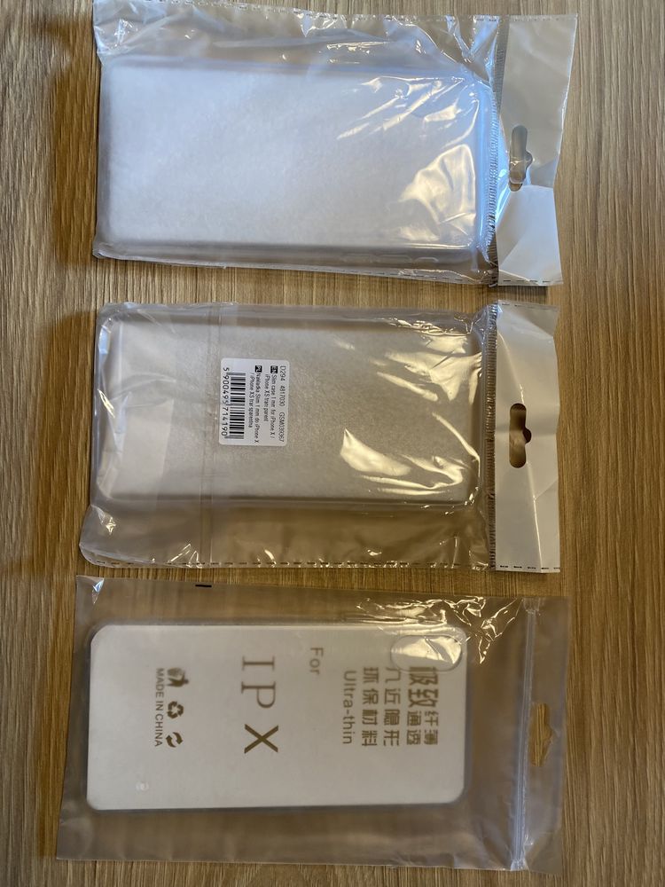 Iphone xs x case 3 sztuki nowe pokrowiec