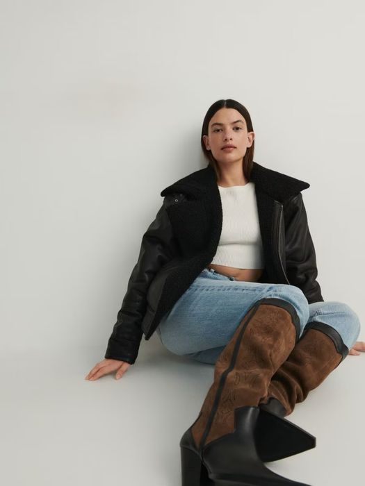 Шкіряні чоботи у ковбойському стилі