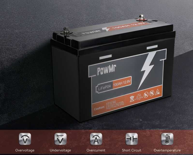 Акумулятор LiFePo4 100Ah 12.8V