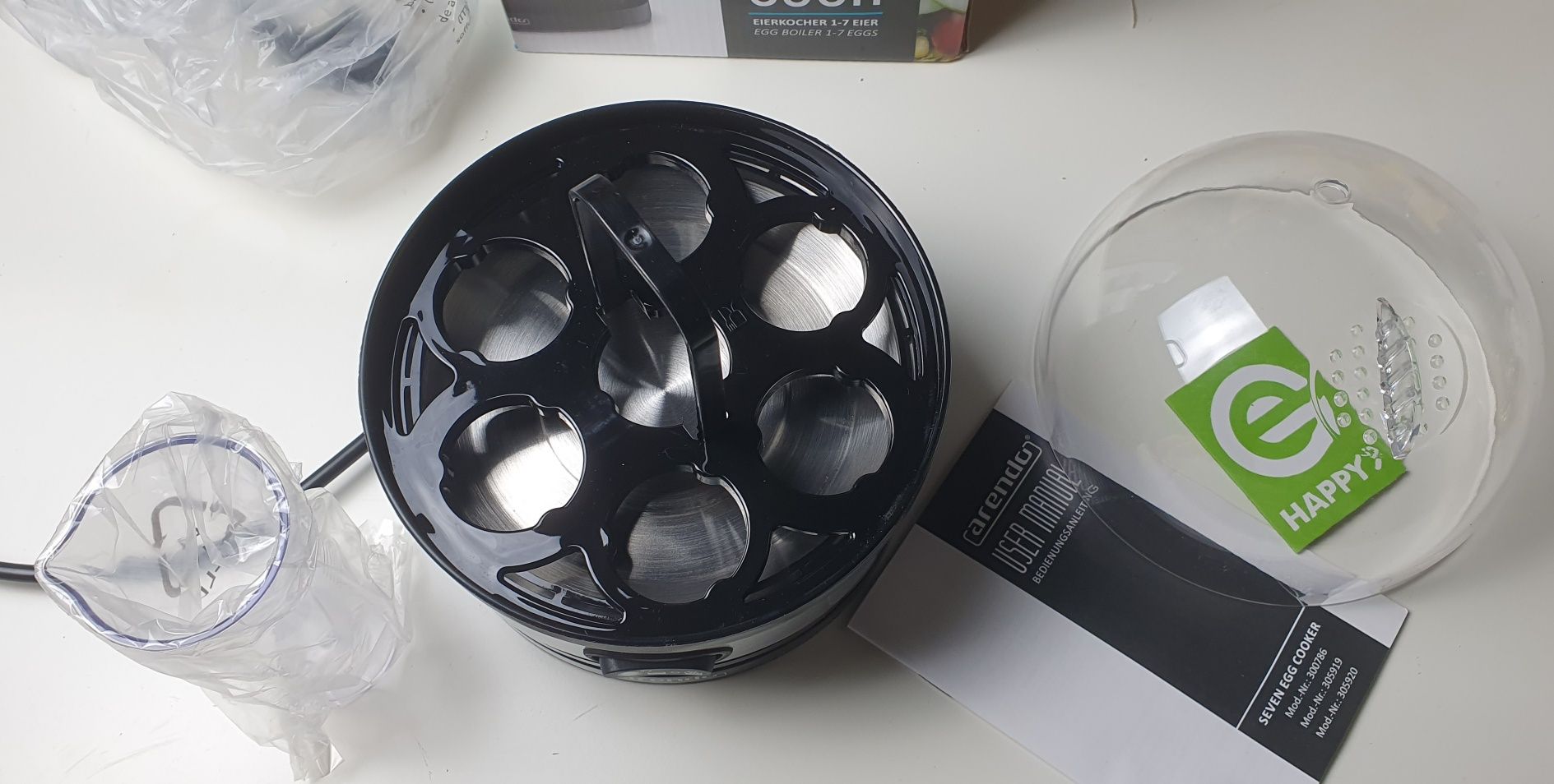 Jajowar "ARENDO" Model 300786 pojemność max 7 jajek