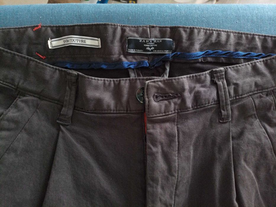 Calças Zara Man denim couture 40