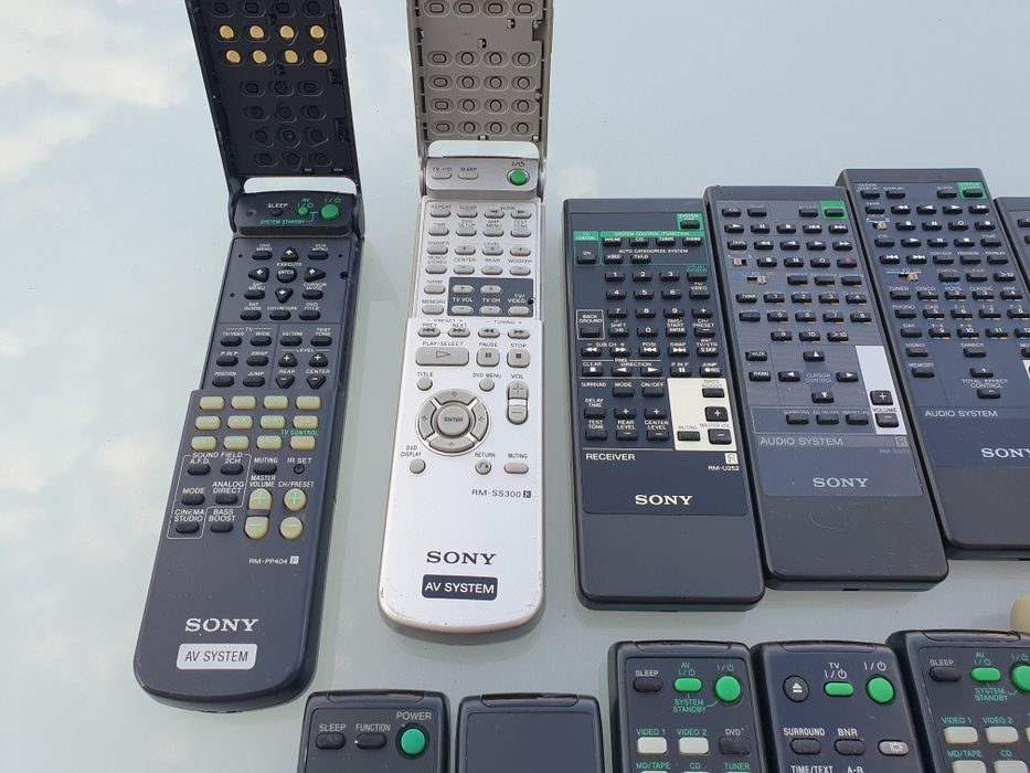 Piloty do sprzętu audio Sony i Technics