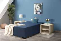 Tapczan jednoosobowy EKO łóżko hotelowe sofa kanapa pojedyncze SOLIDNE