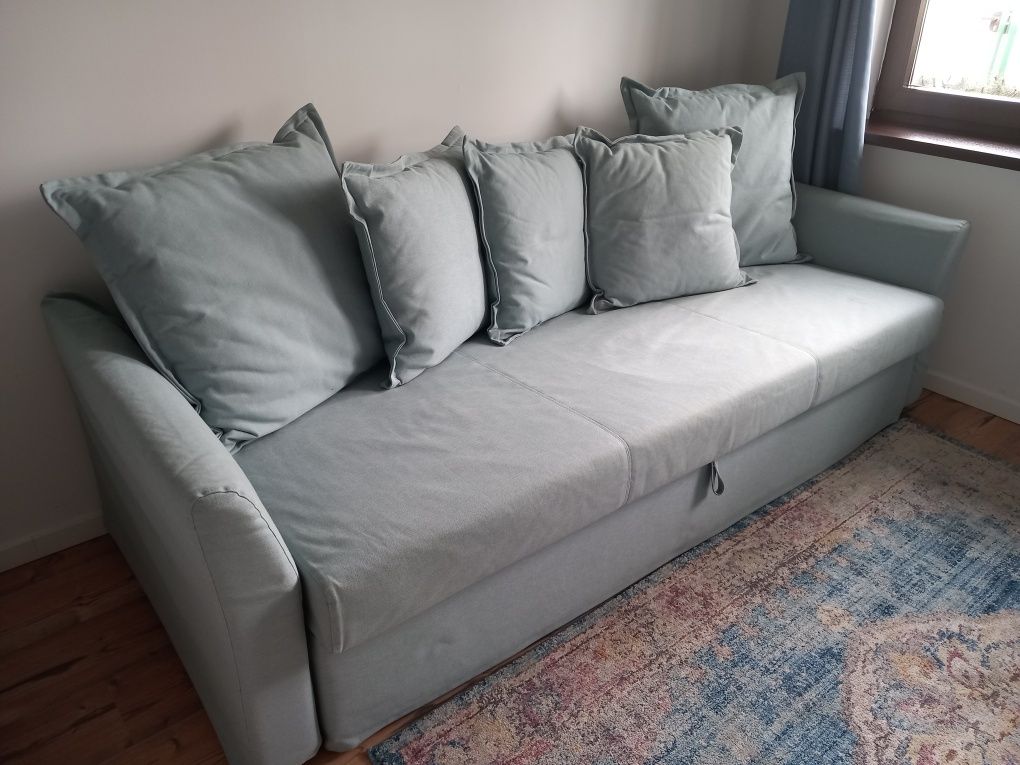Sofa HOLMSUND IKEA 3 os błękitno-szary