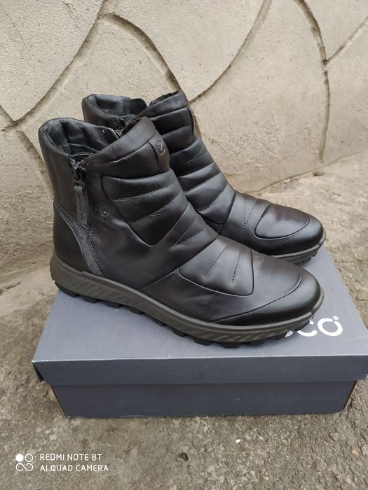 Ecco 41 ботинки жіночі єврозима чоботи шкіряні черевики сапоги ессо