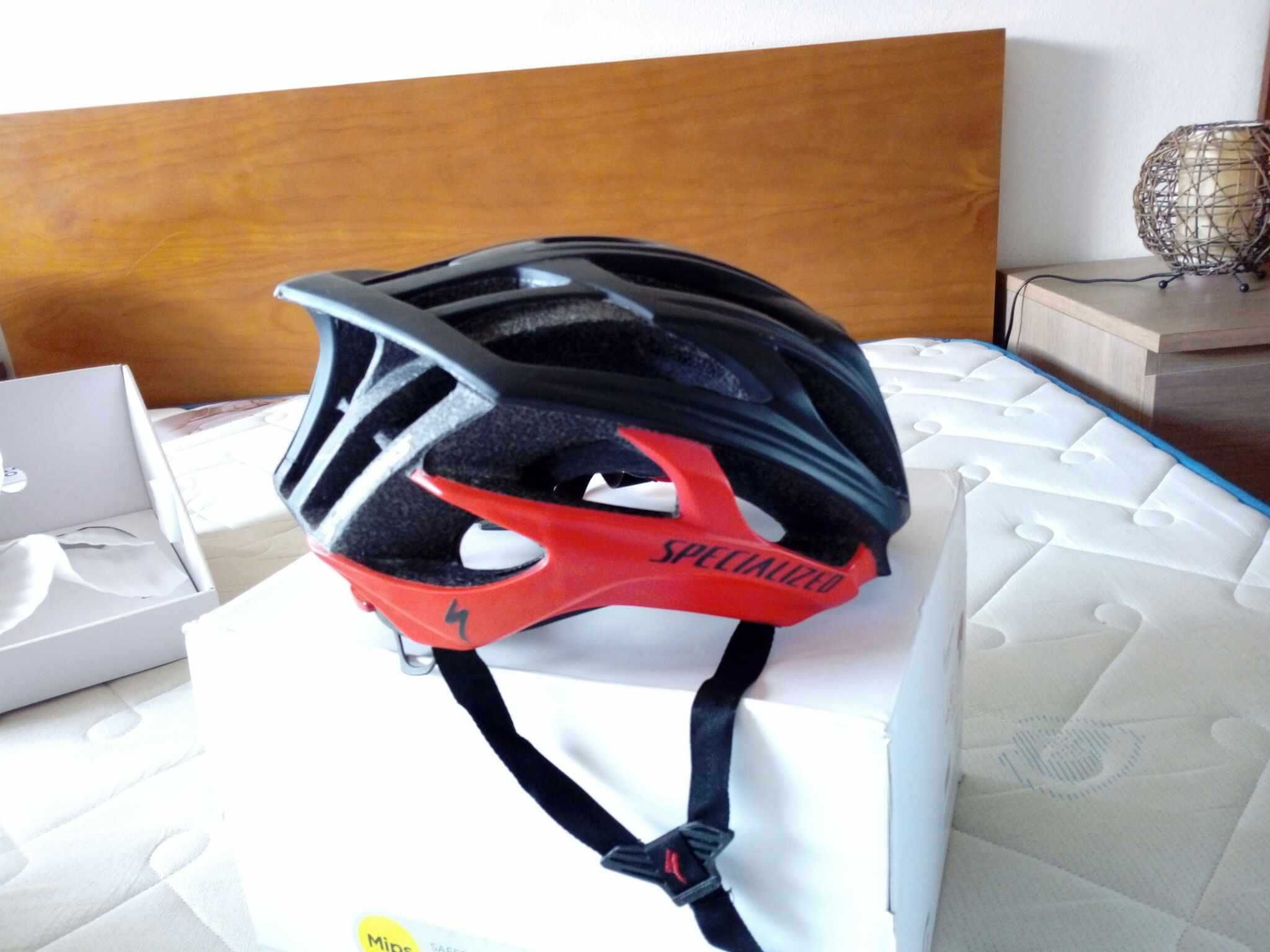 Capacete Specialized S Works Prevail, T-M+Pneus gravel schwalbe 45mm