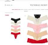 Набір трусиків трусів мереживних Victoria’s Secret жіночих s с м л хл