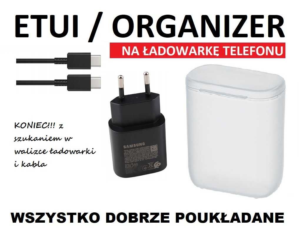 organizer podróżny na ładowarkę telefonu