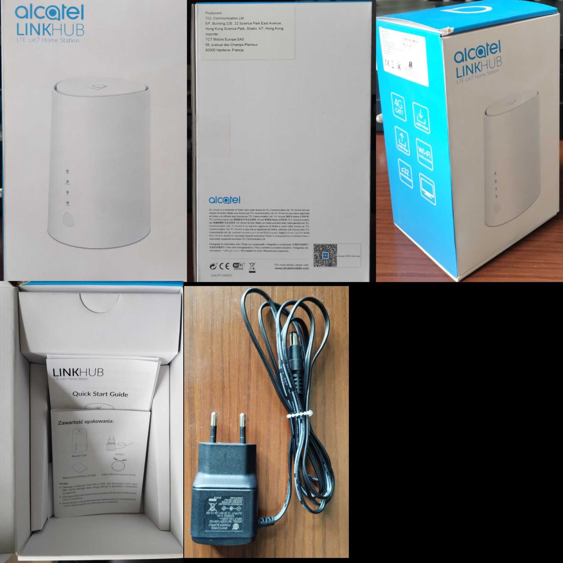 Alcatel Router Linkhub HH71VM - LTE - 4G - 5G - Stan Idealny jak NOWY.