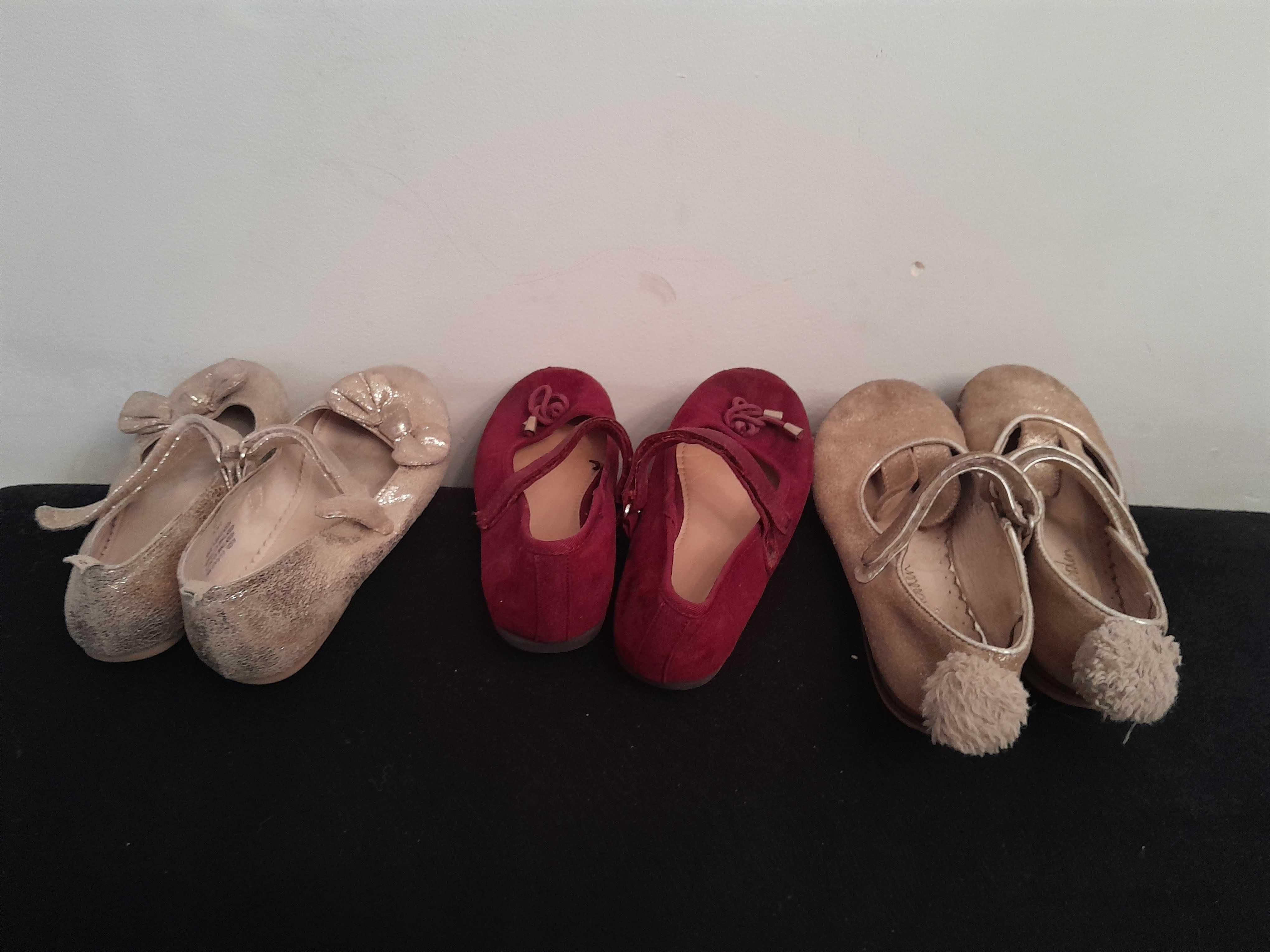3-pary bucikow balerinki dla dziewczynki