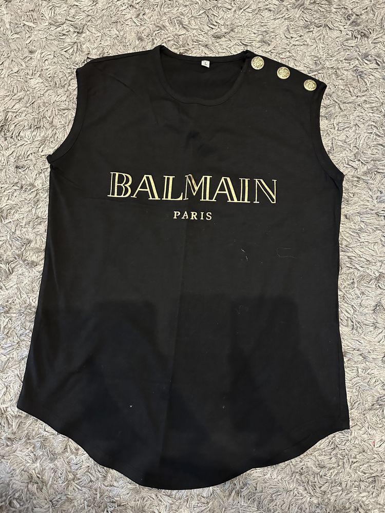 T-shirt balmain rozm L czarny