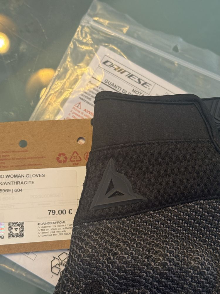 Luvas mota senhora dainese tamanho S