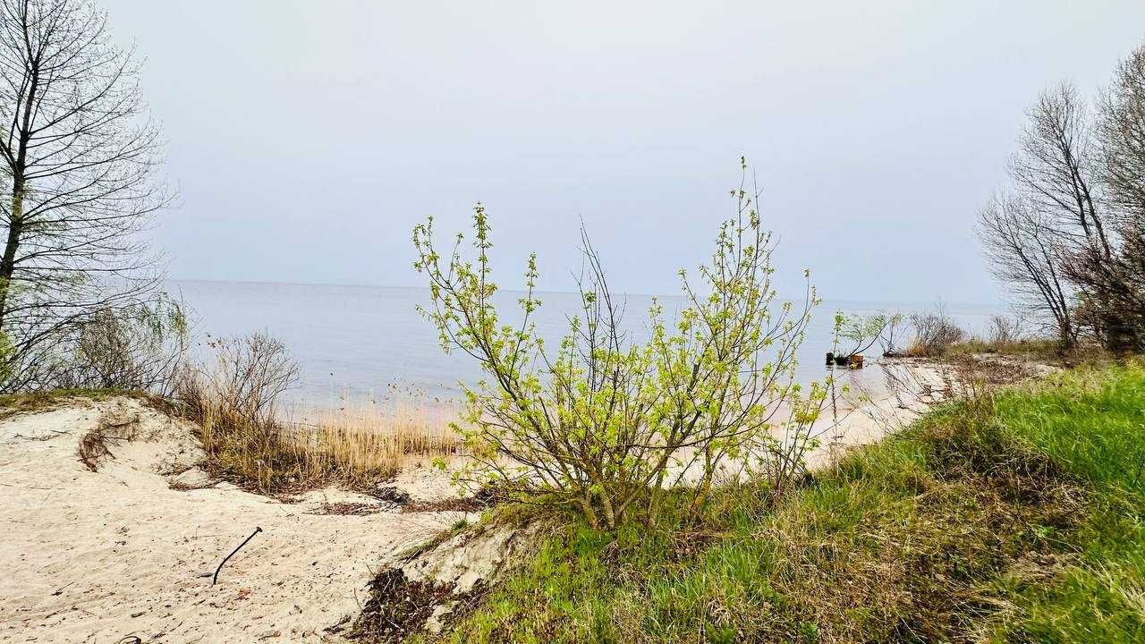 Прекрасна земельна ділянка на березі Київського моря. Забудова + ОСГ