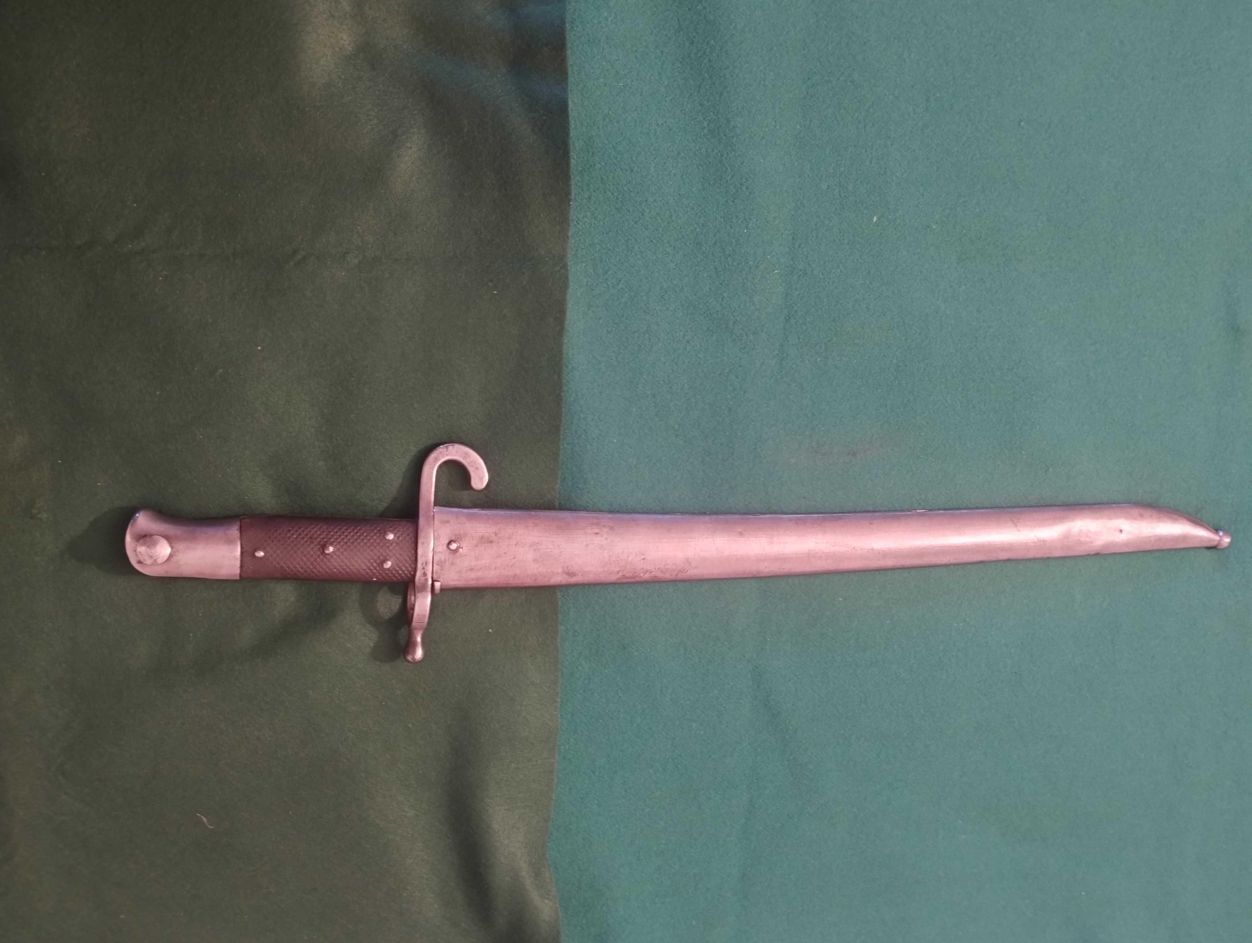 Baioneta Yataghan para espingarda austro-húngara Werndl M1867
