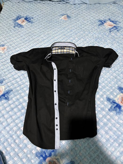 Camisa manga curta homem