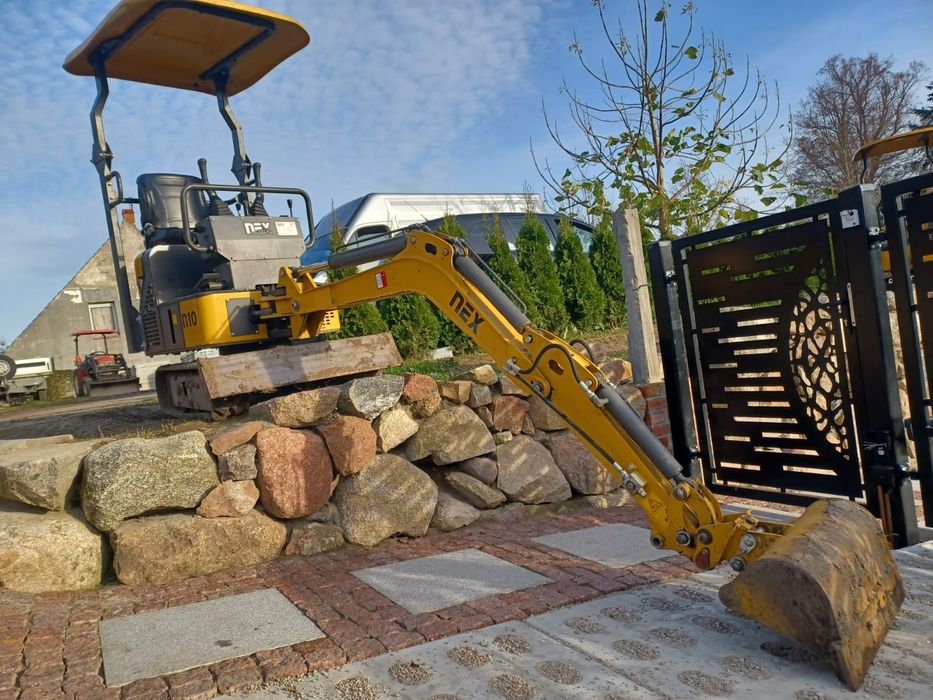 Minikoparka NEX N10 B&S koparka na budowę