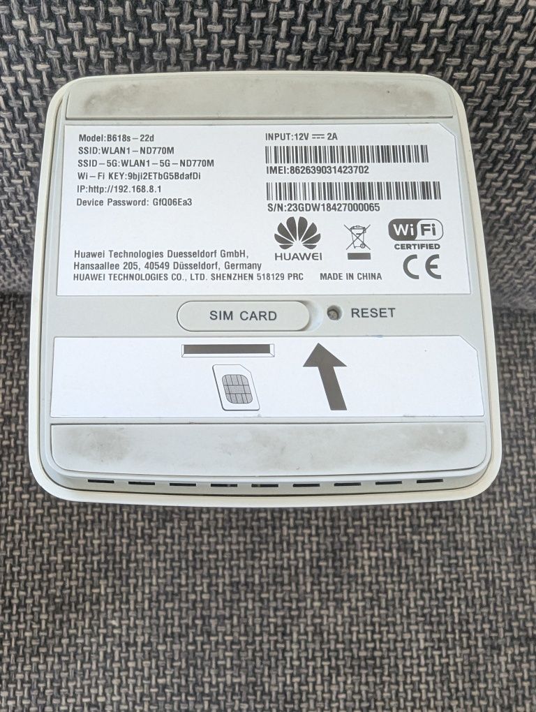 Bardzo szybki router modem TMobile na kartę SIM Huawei B618 internet