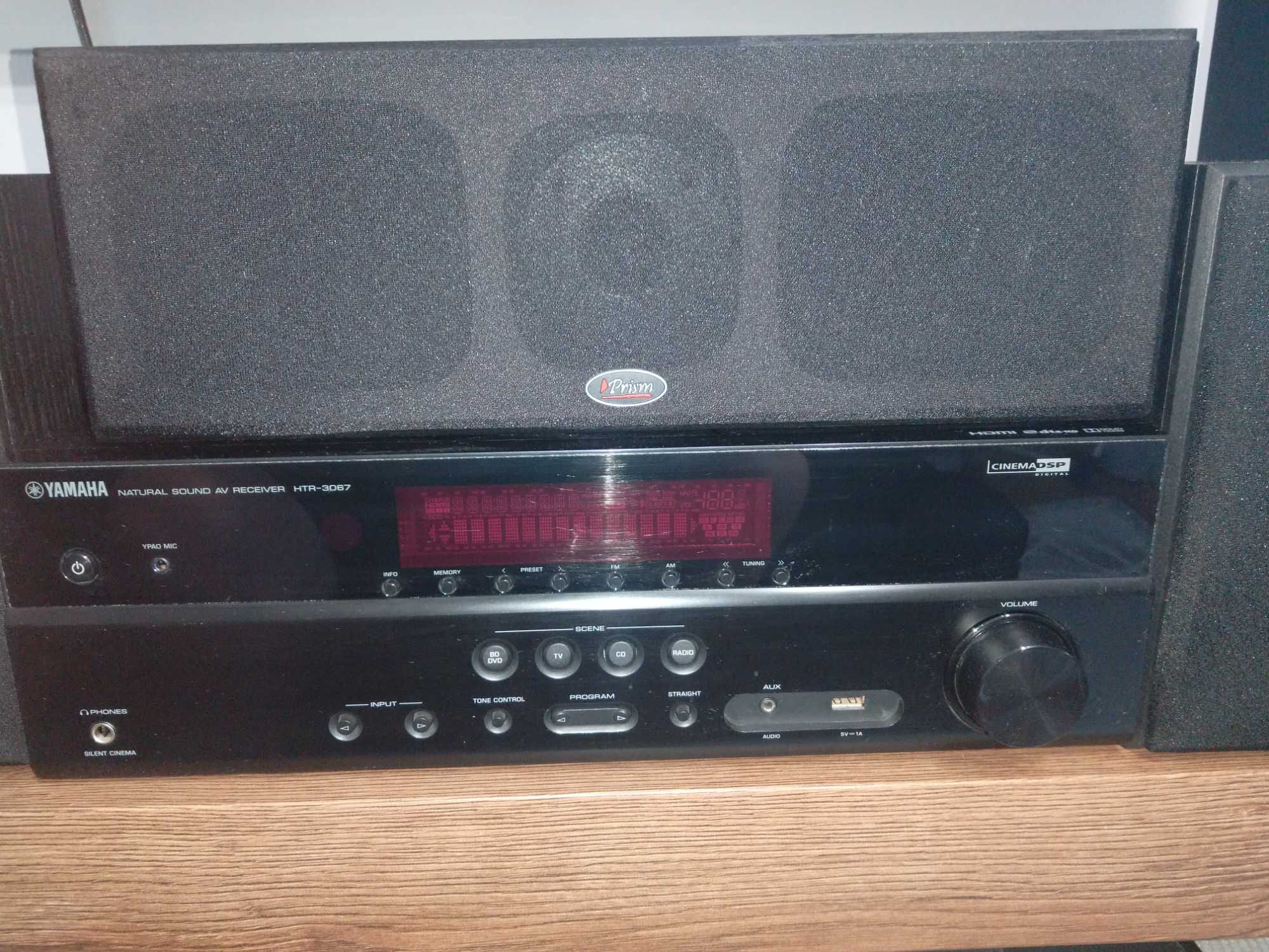 Yamaha Htr-3067 Amplituner.Kino Domowe zestaw głośników Prism