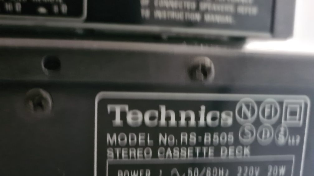 Wzmaczniacz Technics SU-500, Amplituner  RS-B505,