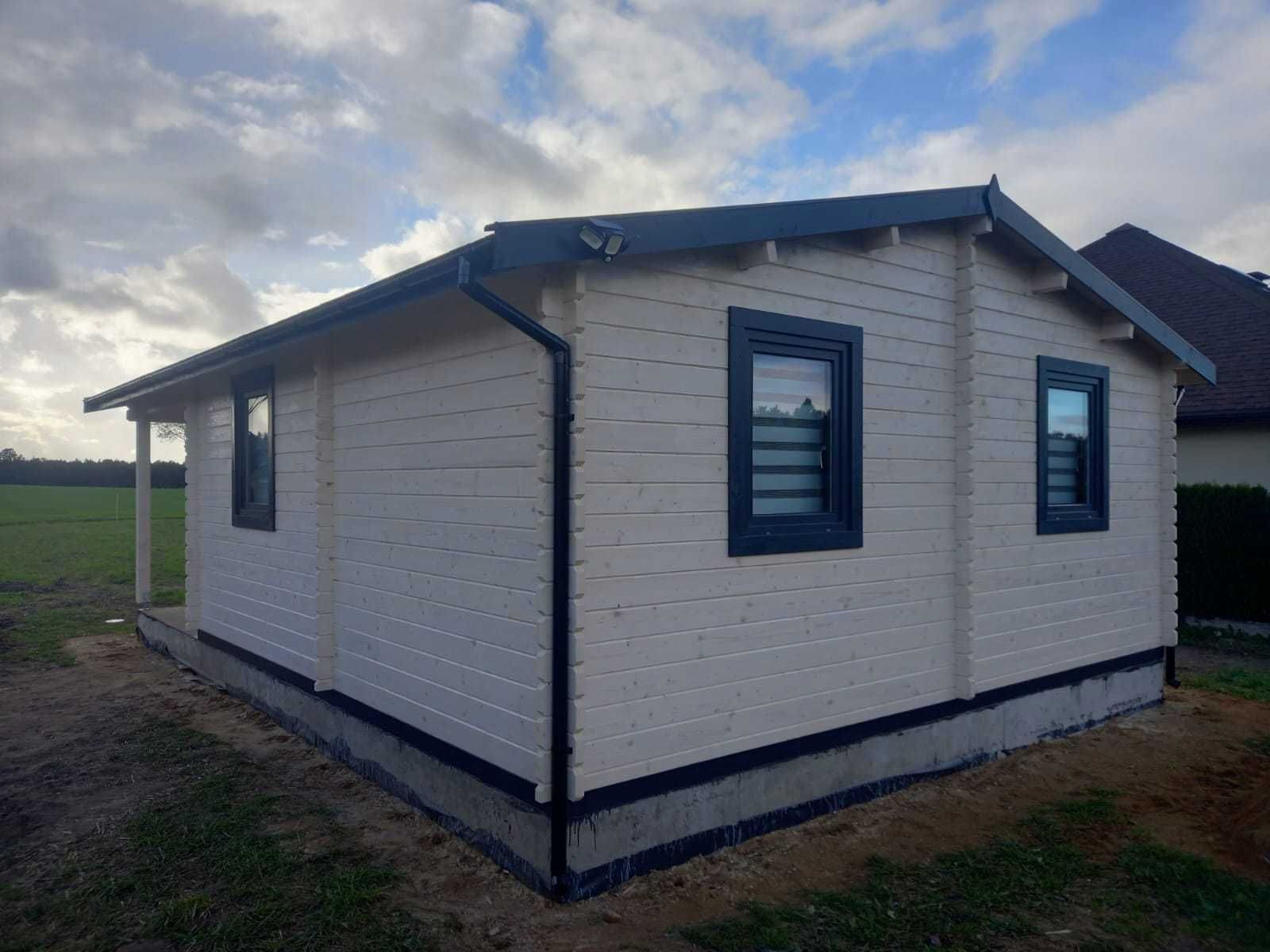 Drewniany domek letniskowy Sofia 32 m2 - ROD, ośrodek wypoczynkowy