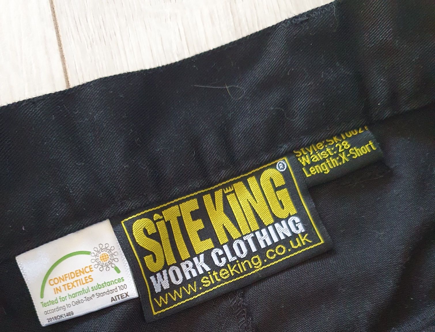 Spodnie typu skate bojówki XS Site King waist 28
