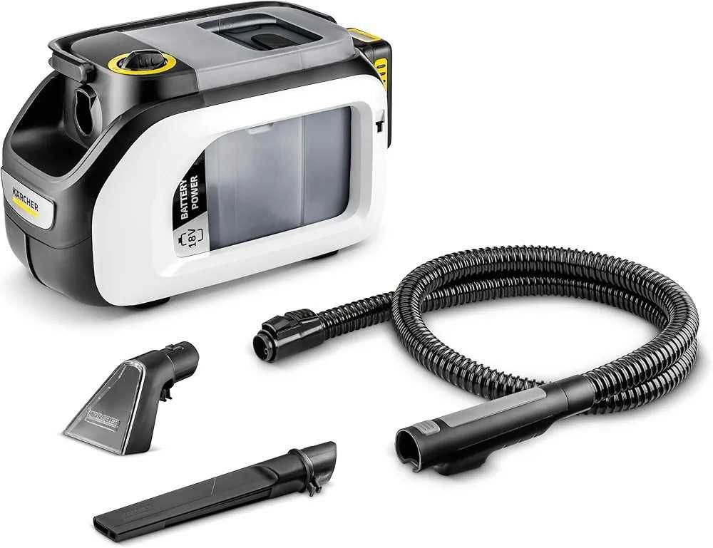 Praktyczny KARCHER SE 3 Compact Home Bezprzewodowy Odkurzacz Piorący
