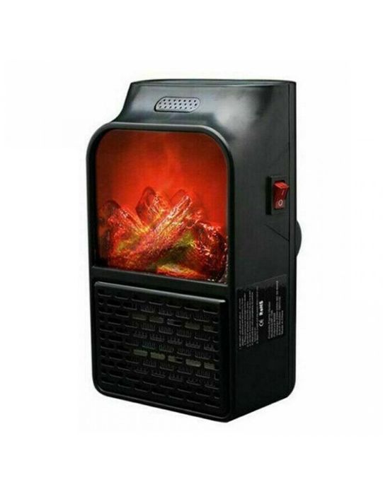 Aquecedor Portátil Elétrico com Efeito Lareira