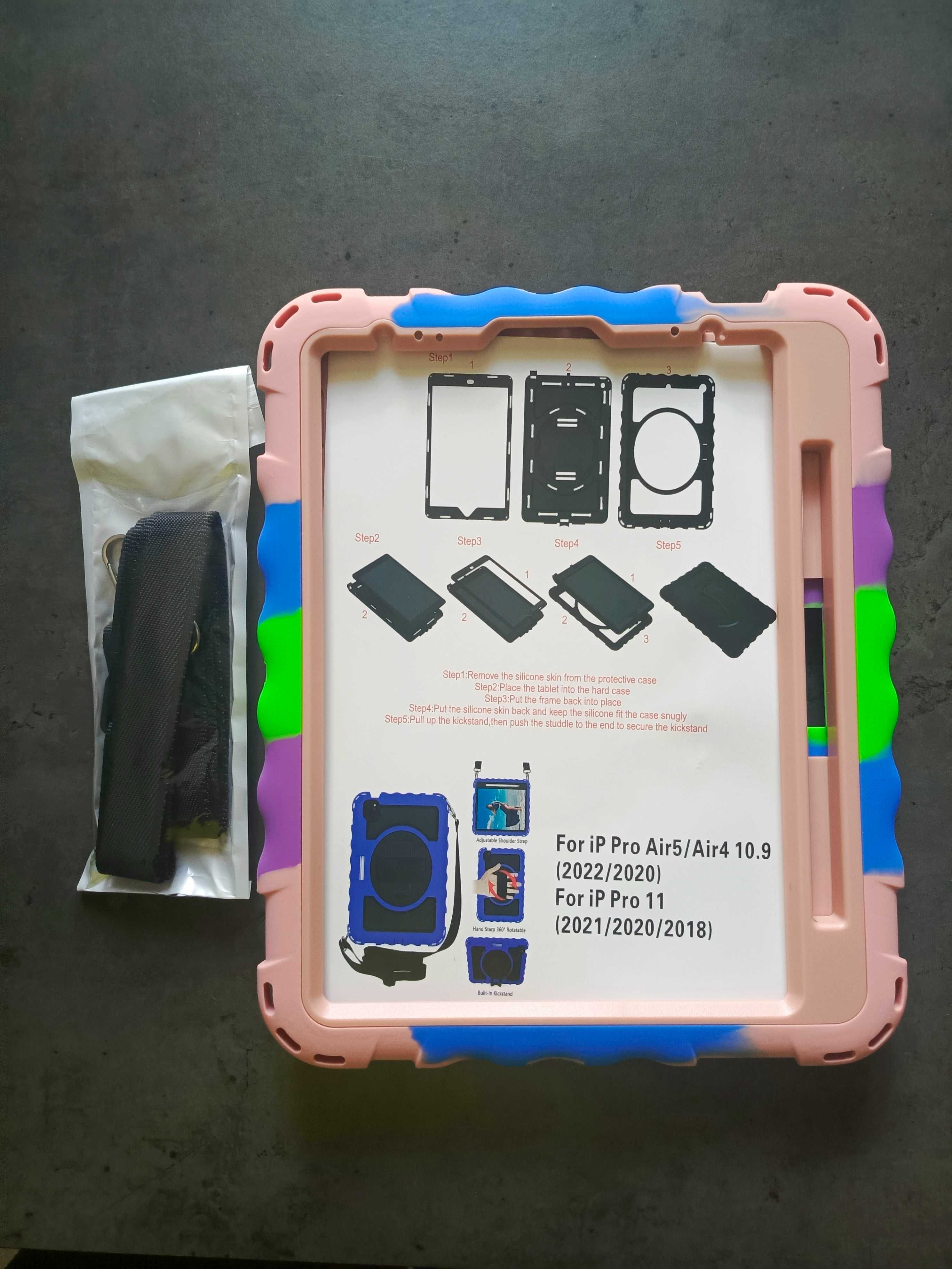 Etui Case do iPad 10,9 Air5/4 (2020/2022) Pro 11 (2018/2020/2021) Róż