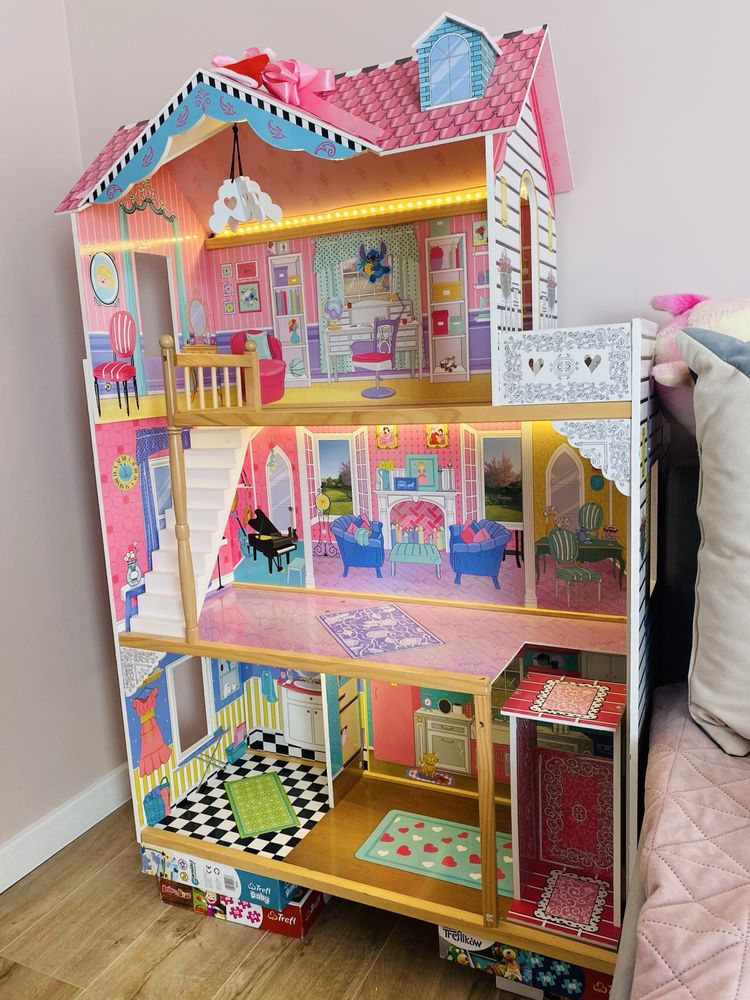 Domek dla lalek barbie