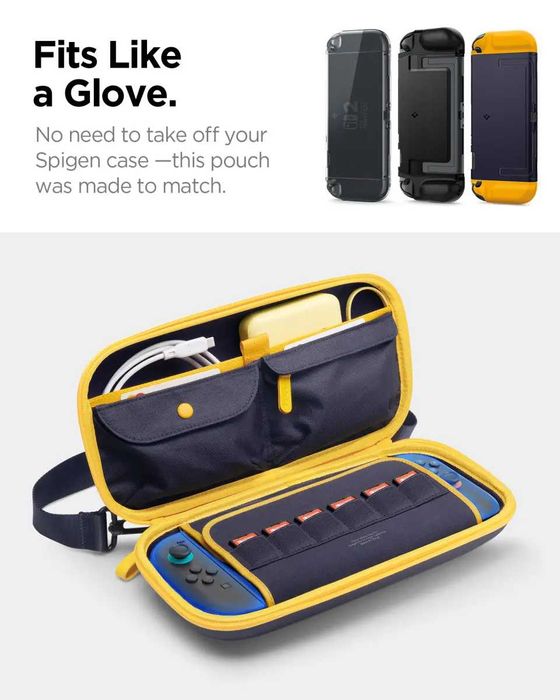 Футляр Spigen Nano Pop Pro Pouch для Nintendo Switch 2 Blueberry Navy