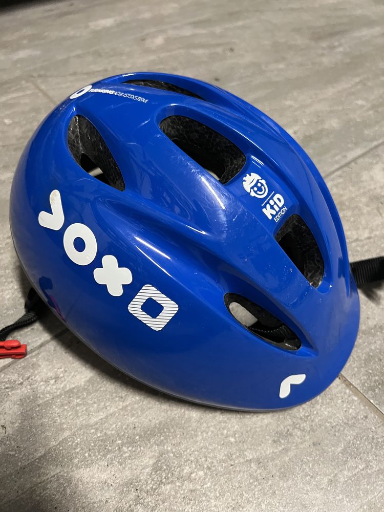 Kask rowerowy B’twin dla chłopca