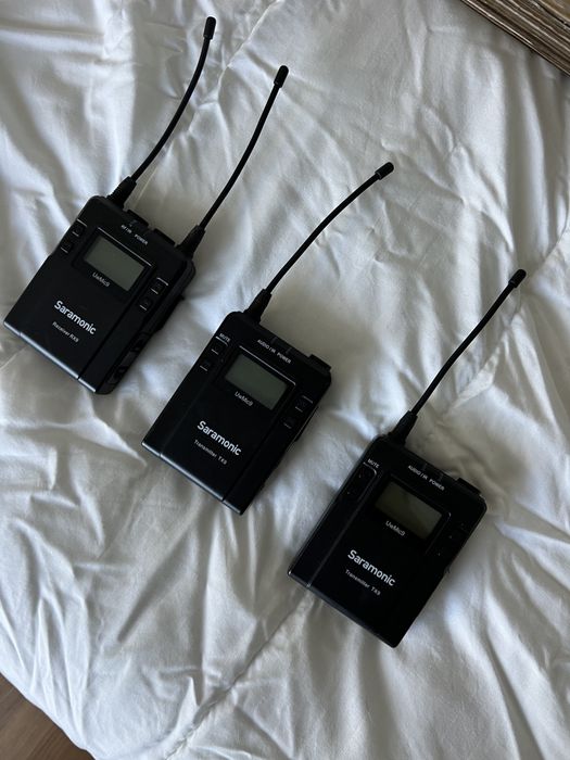 Microfones lapela Saramonic