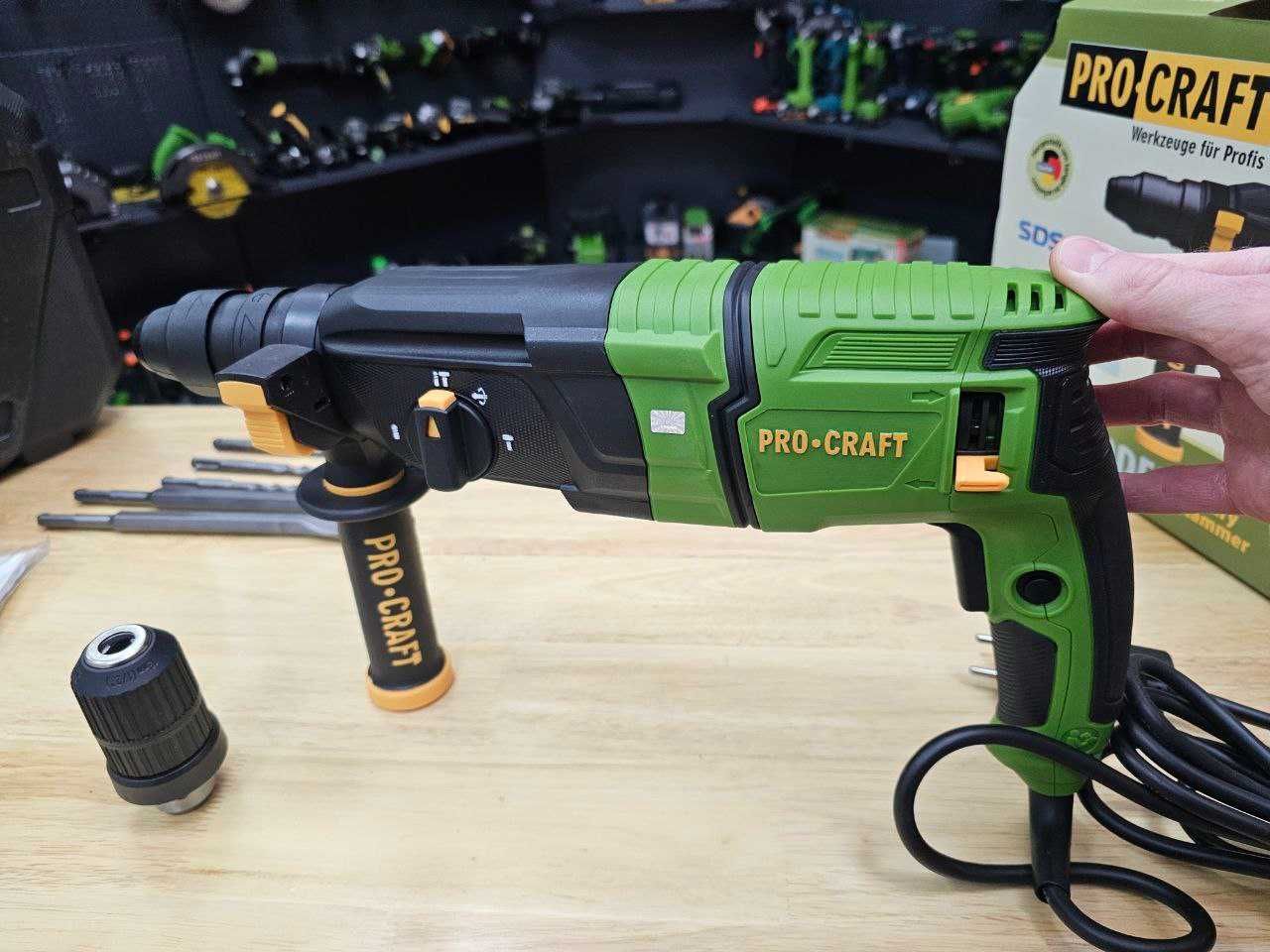 Потужний Перфоратор Procraft  3,2Дж Антивібрац. система +Знімн. патрон