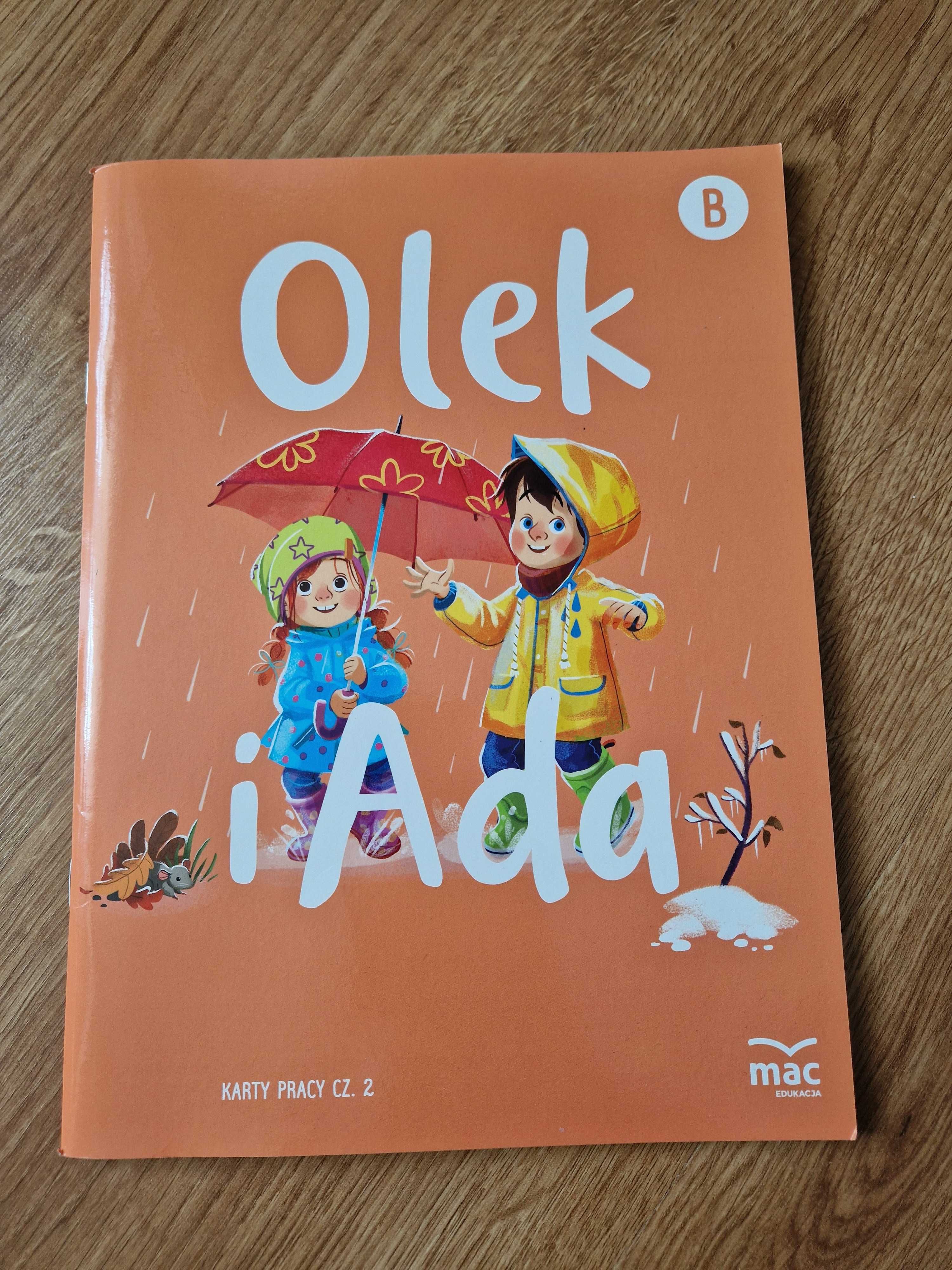 Olek i Ada karty pracy poziom B - 5 latki cz.2