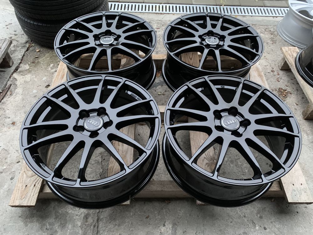 7,5jx18 et45 5x112 audi vw mercedes jet black