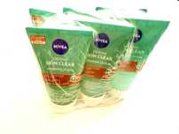 6 PACK Nivea Derma Skin Clear - Peeling z kwasem salicylowym 150ml