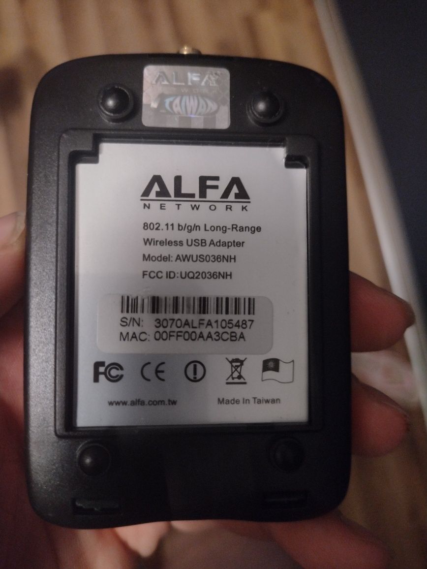 Karta WiFi Alfa AWUS036NH